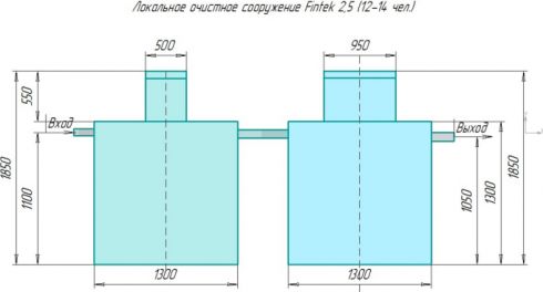 Схема монтажа Эко-Енот Fintek 2.5