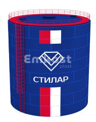 Резервуар вертикальный стальной Стилар РВС 300