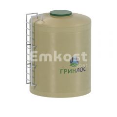 Гринлос Емкость стеклопластиковая 12-2000 вертикальная наземная