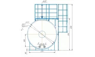 Резервуар горизонтальный стальной РезервуарСтройМаш РГС-40 - фото 3