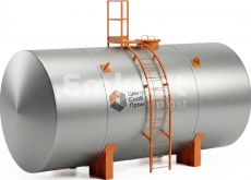 Резервуар стальной горизонтальный ЦентрСнабПром РГС 20  