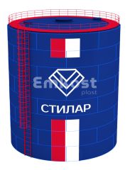 Резервуар вертикальный стальной Стилар РВС 250