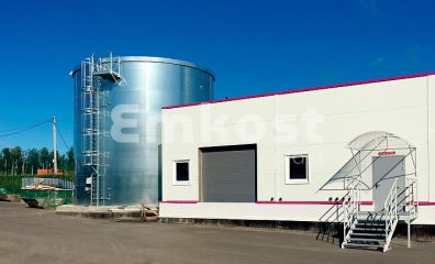 Резервуар вертикальный стальной для воды FLAMAX РВС-400