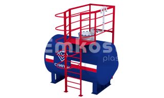 Резервуар горизонтальный стальной Стилар РГС 15 - фото 1