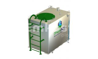 Гринлос Емкость стальная 3 м3 прямоугольная - фото 1