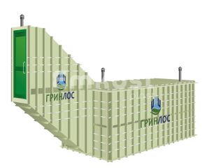 Гринлос Погреб ДТ 5000*2000*2000