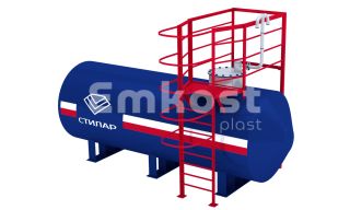 Резервуар горизонтальный стальной Стилар РГС 100 - фото 1