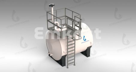 Резервуар горизонтальный стальной Спецнефтемаш РГС-10